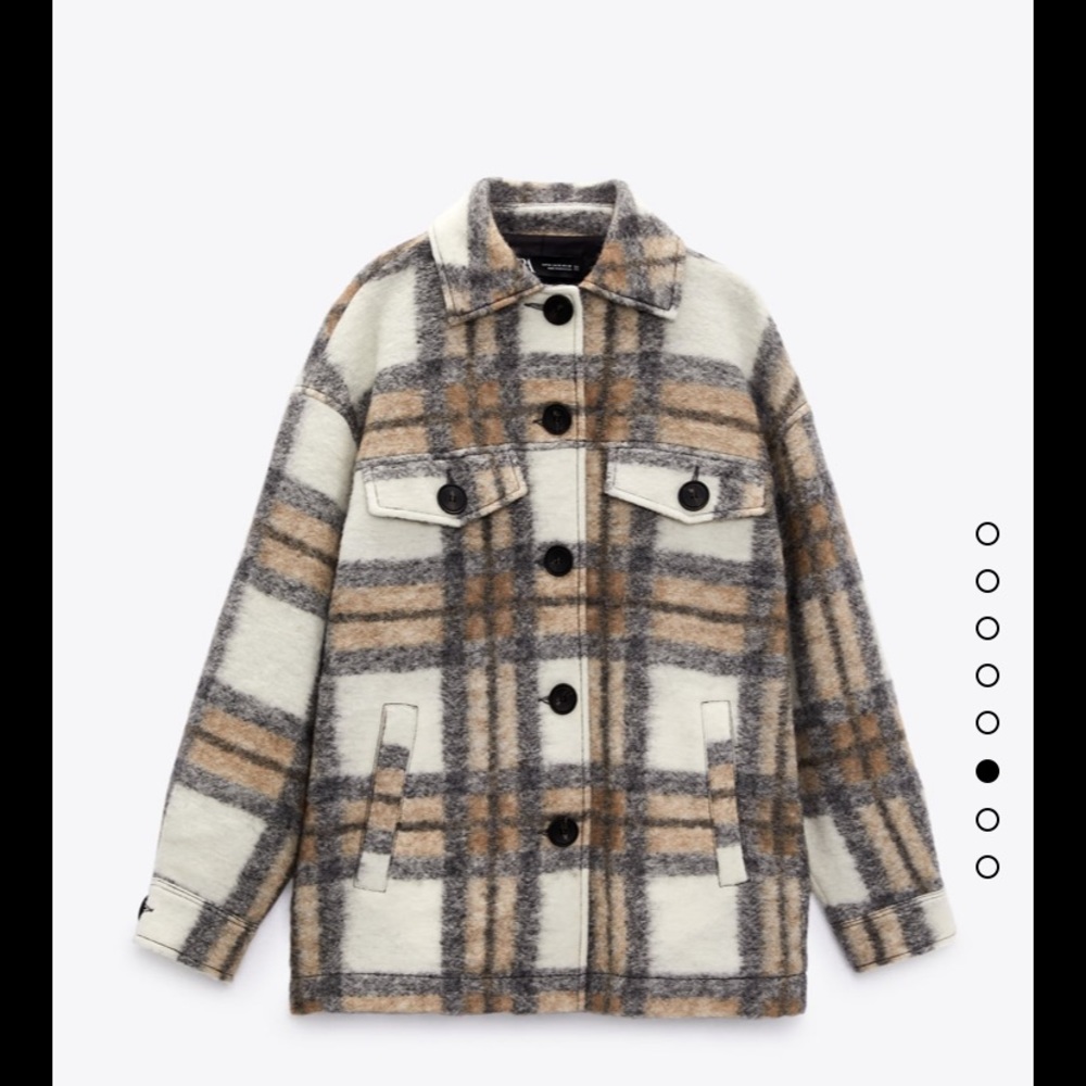 Zara Plaid Overshirt